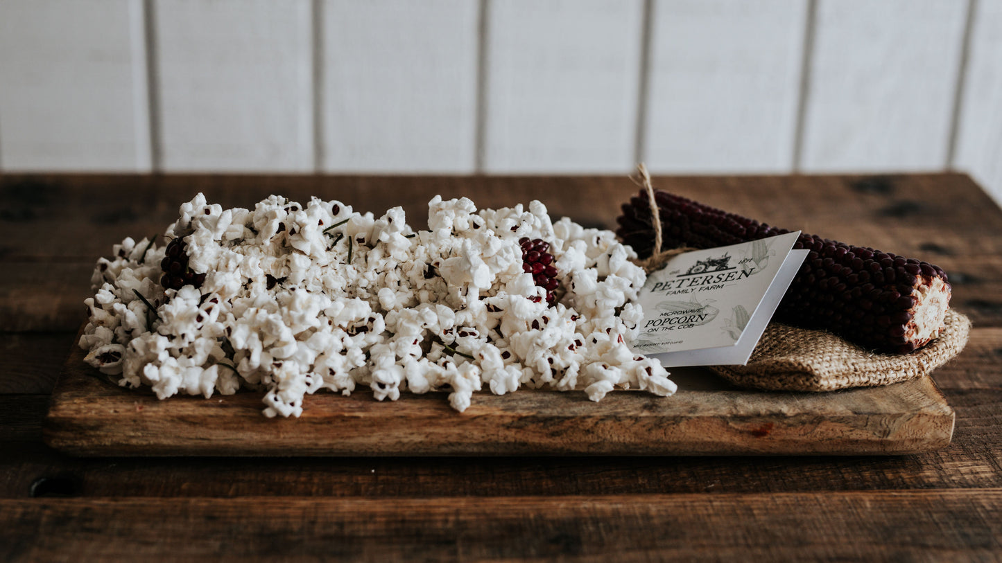 Microwave Popcorn on the Cob