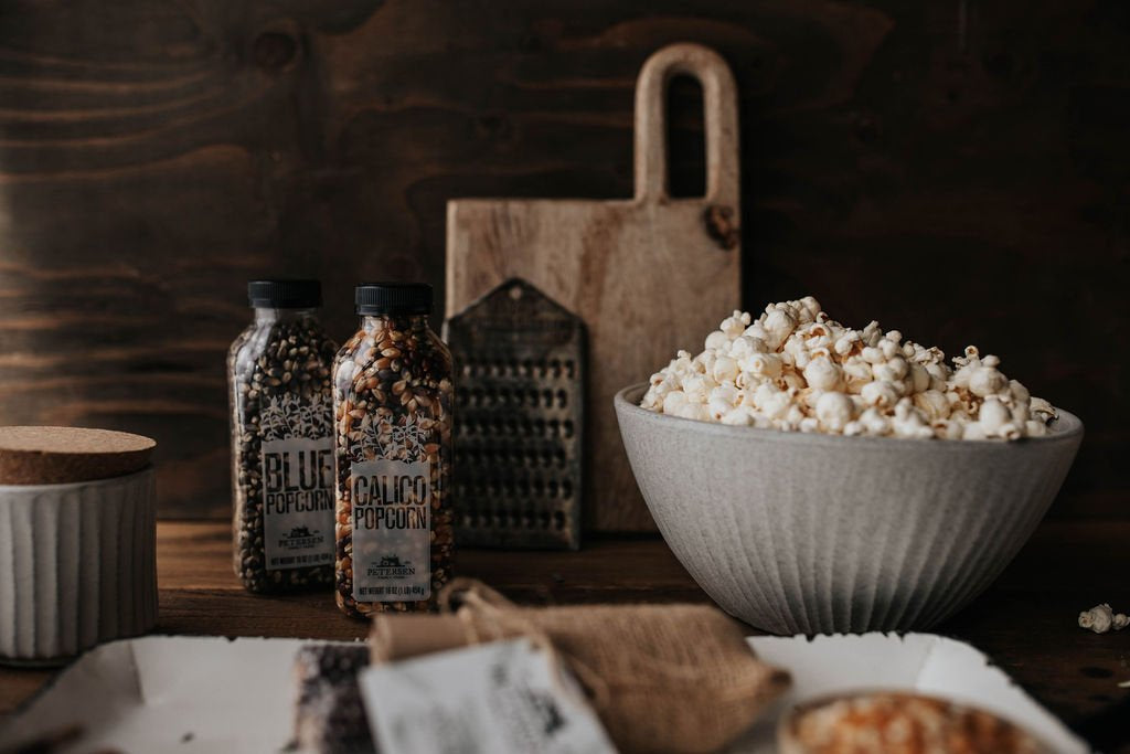 Blue Bottled Popcorn