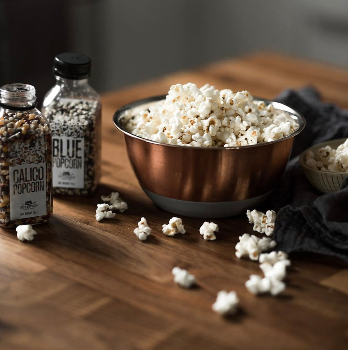 Blue Bottled Popcorn